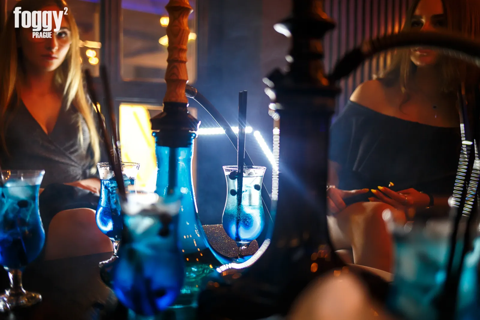 Blue signature cocktails